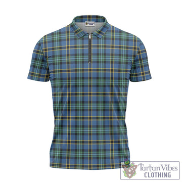 Weir Ancient Tartan Zipper Polo Shirt