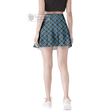 Weir Ancient Tartan Women's Plated Mini Skirt