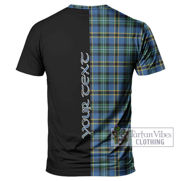 Weir Ancient Tartan T-Shirt with Family Crest and Half Of Me Style