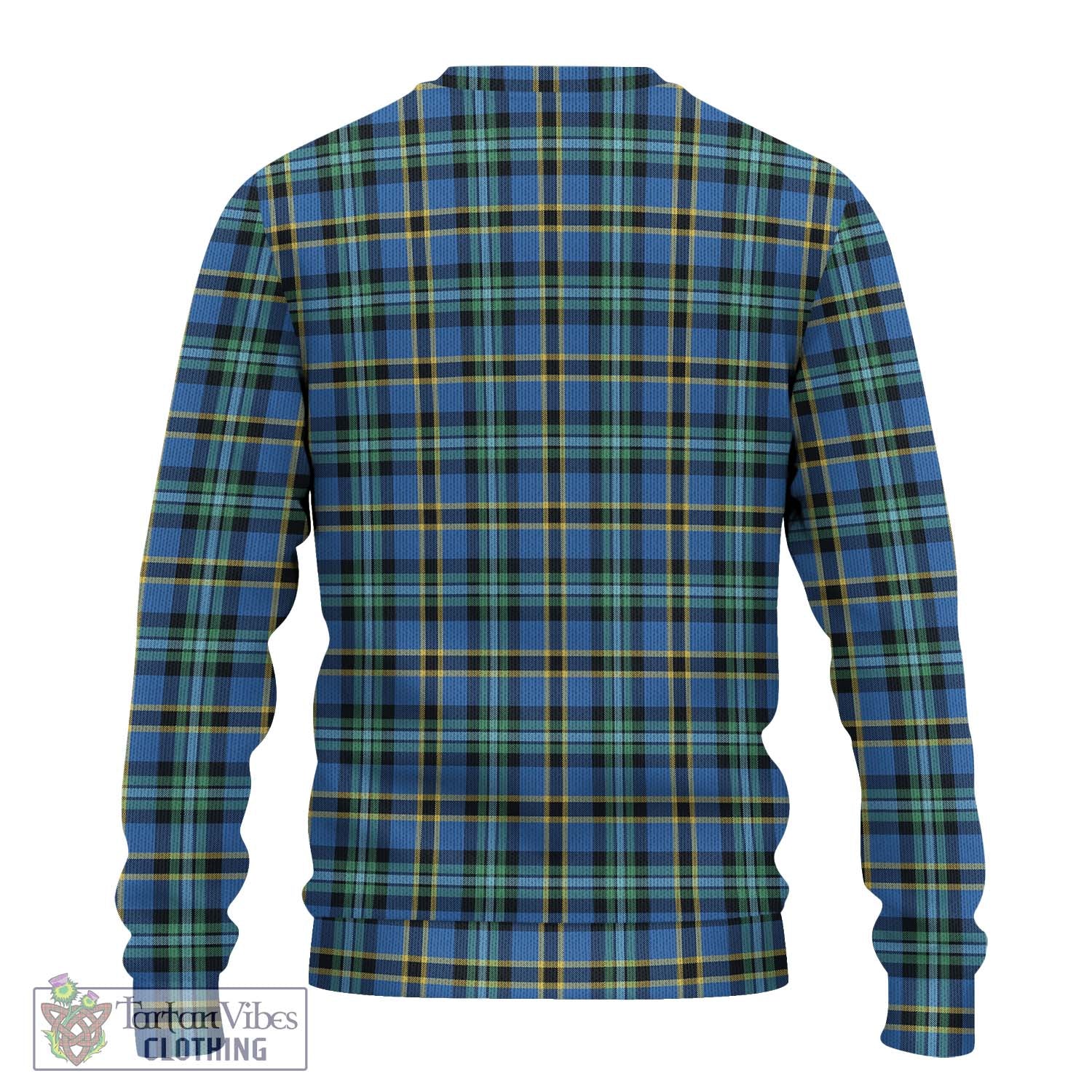 Tartan Vibes Clothing Weir Ancient Tartan Knitted Sweater with Family Crest DNA In Me Style