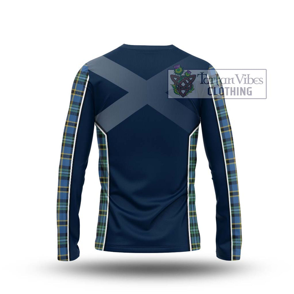 Weir Ancient Tartan Long Sleeve T-Shirt with Family Crest and Lion Rampant Vibes Sport Style - Tartan Vibes Clothing