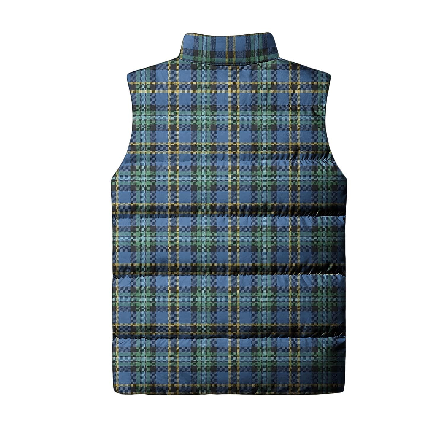 Weir Ancient Tartan Sleeveless Puffer Jacket - Tartanvibesclothing