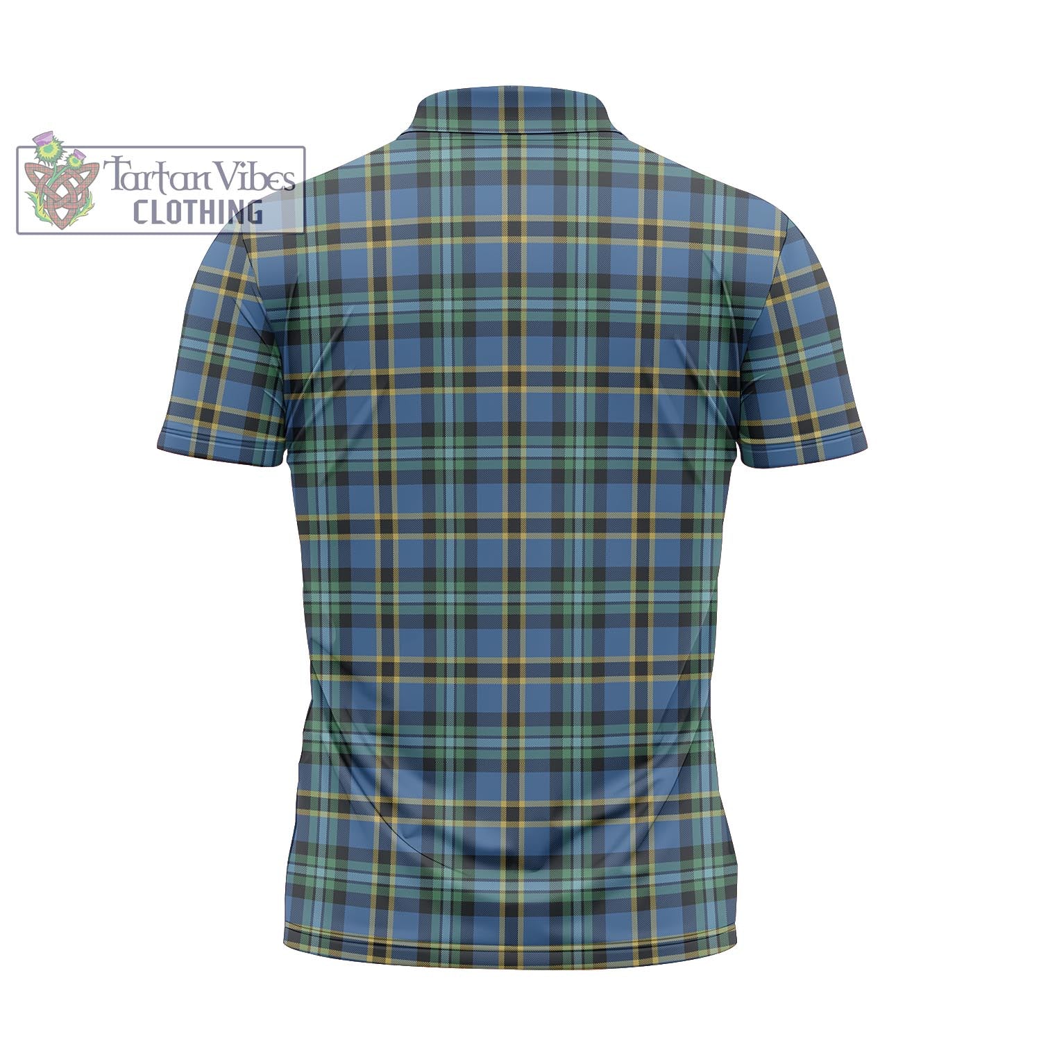 Tartan Vibes Clothing Weir Ancient Tartan Zipper Polo Shirt with Family Crest