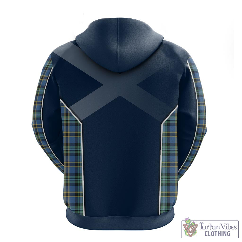 Tartan Vibes Clothing Weir Ancient Tartan Hoodie with Family Crest and Scottish Thistle Vibes Sport Style