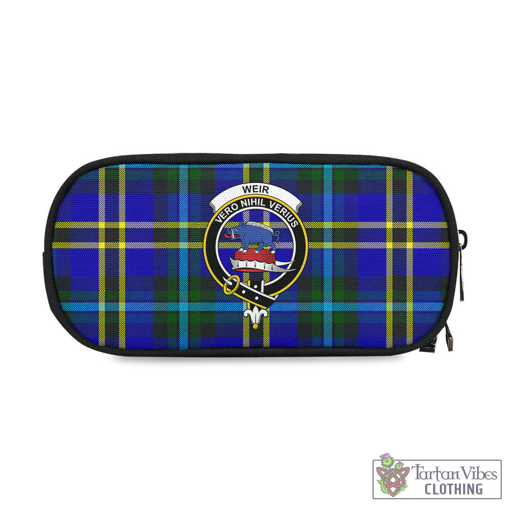 Tartan Vibes Clothing Weir Modern Tartan Pen and Pencil Case with Family Crest