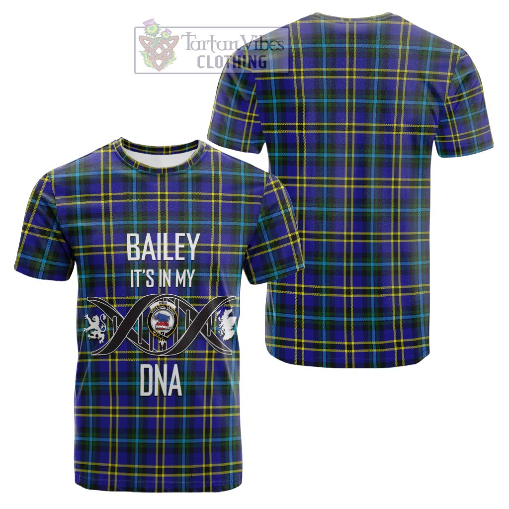 Tartan Vibes Clothing Weir Modern Tartan Cotton T-shirt with Family Crest DNA In Me Style