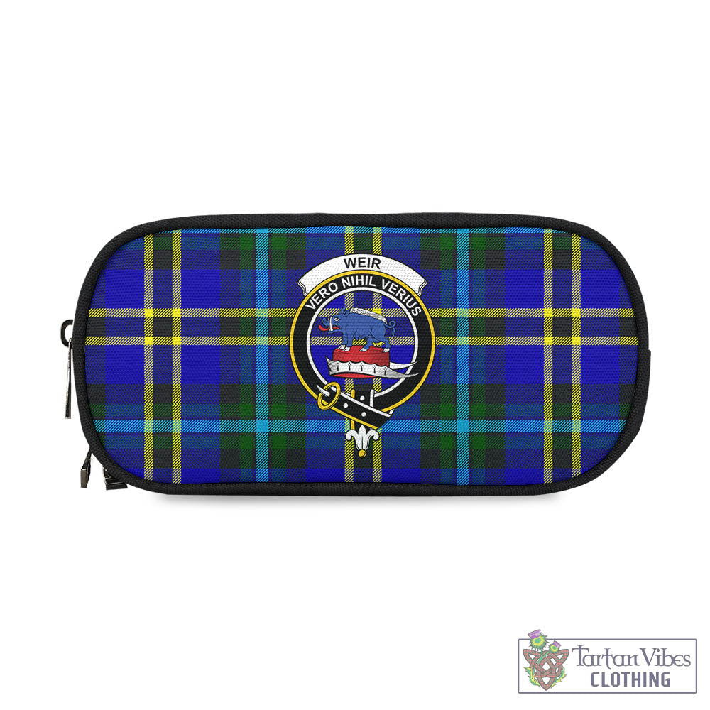 Tartan Vibes Clothing Weir Modern Tartan Pen and Pencil Case with Family Crest