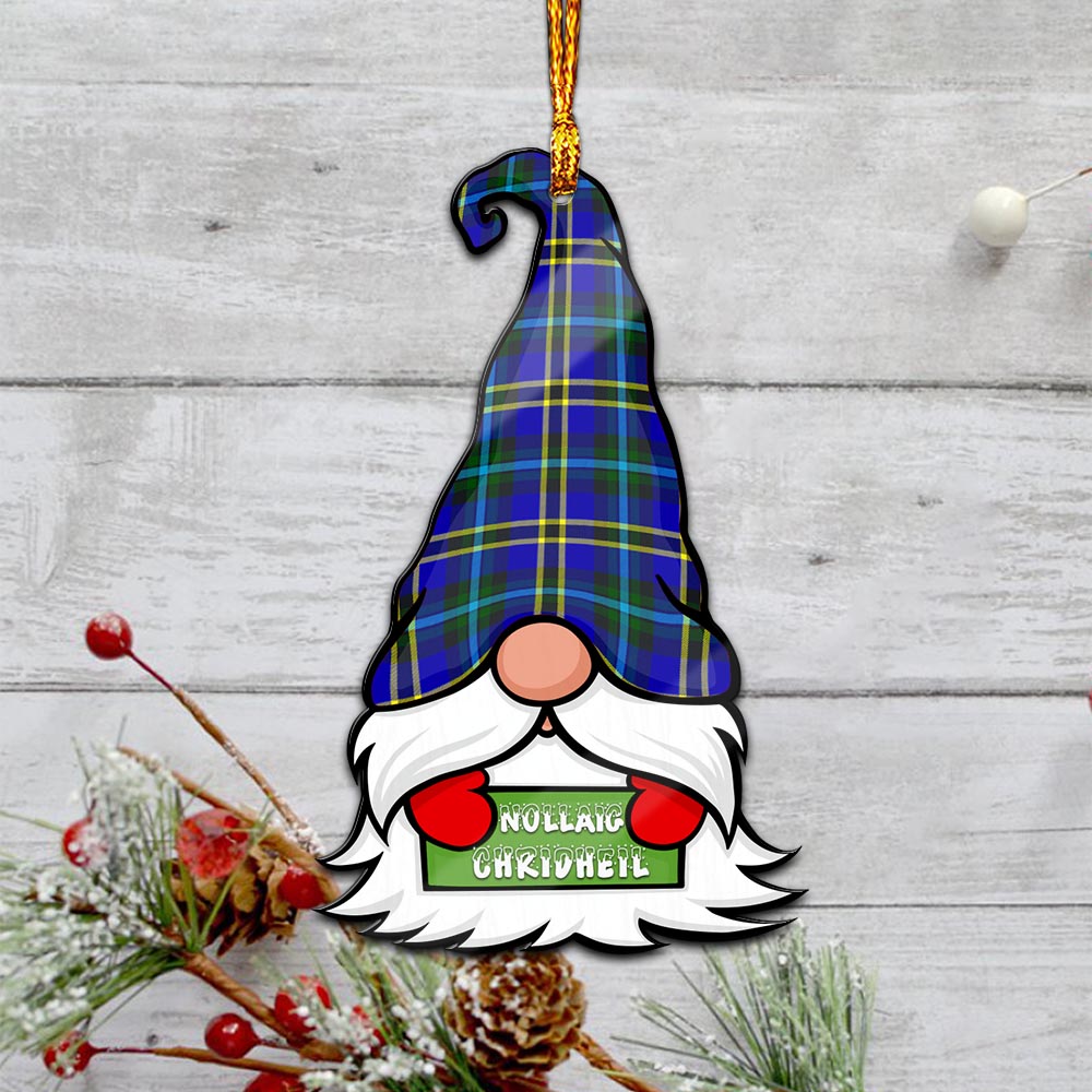 Weir Modern Gnome Christmas Ornament with His Tartan Christmas Hat - Tartan Vibes Clothing