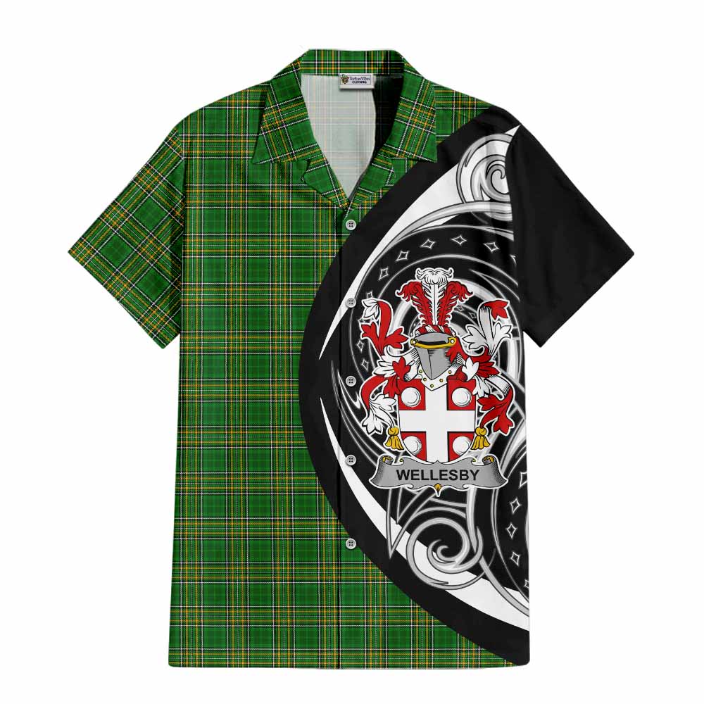 Wellesby Irish Clan Hawaiian Shirt Celtic Circle Style Kid - Tartan Vibes Clothing