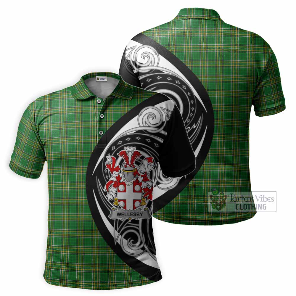 Wellesby Irish Clan Polo Shirt Celtic Circle Style - Tartan Vibes Clothing