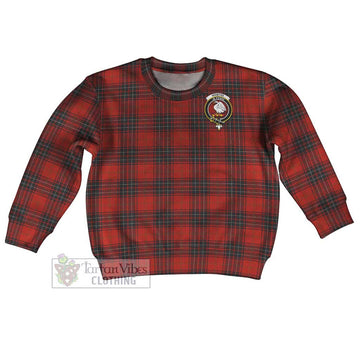 Wemyss Tartan Kid Ugly Sweater with Family Crest