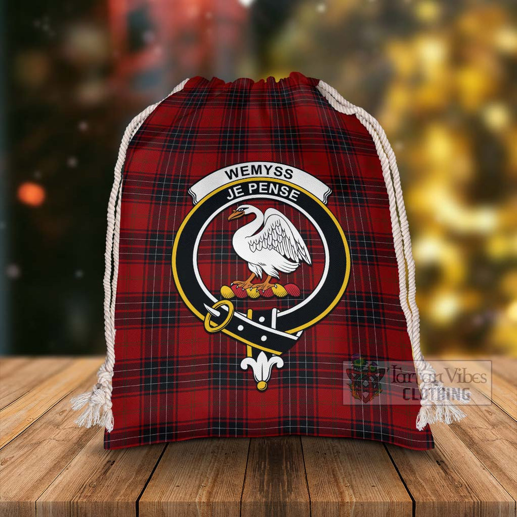 Tartan Vibes Clothing Wemyss Tartan Christmas Santa's Bag with Family Crest