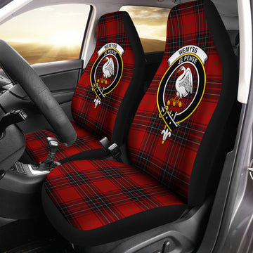 Wemyss Tartan Car Seat Cover with Family Crest