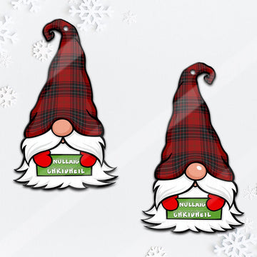 Wemyss Gnome Christmas Ornament with His Tartan Christmas Hat