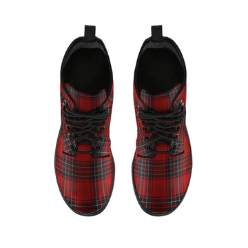 Wemyss Tartan Leather Boots