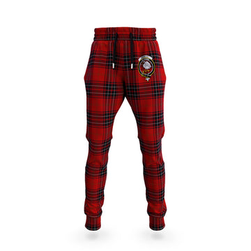 Wemyss Tartan Joggers Pants with Family Crest