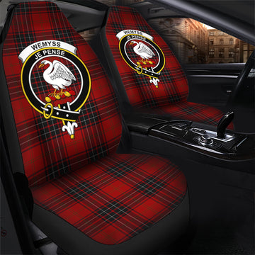 Wemyss Tartan Car Seat Cover with Family Crest