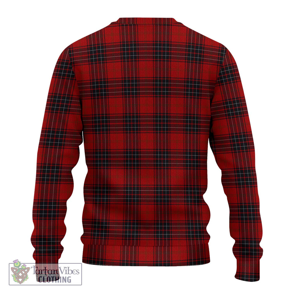 Wemyss Tartan Knitted Sweater with Family Crest DNA In Me Style - Tartanvibesclothing Shop