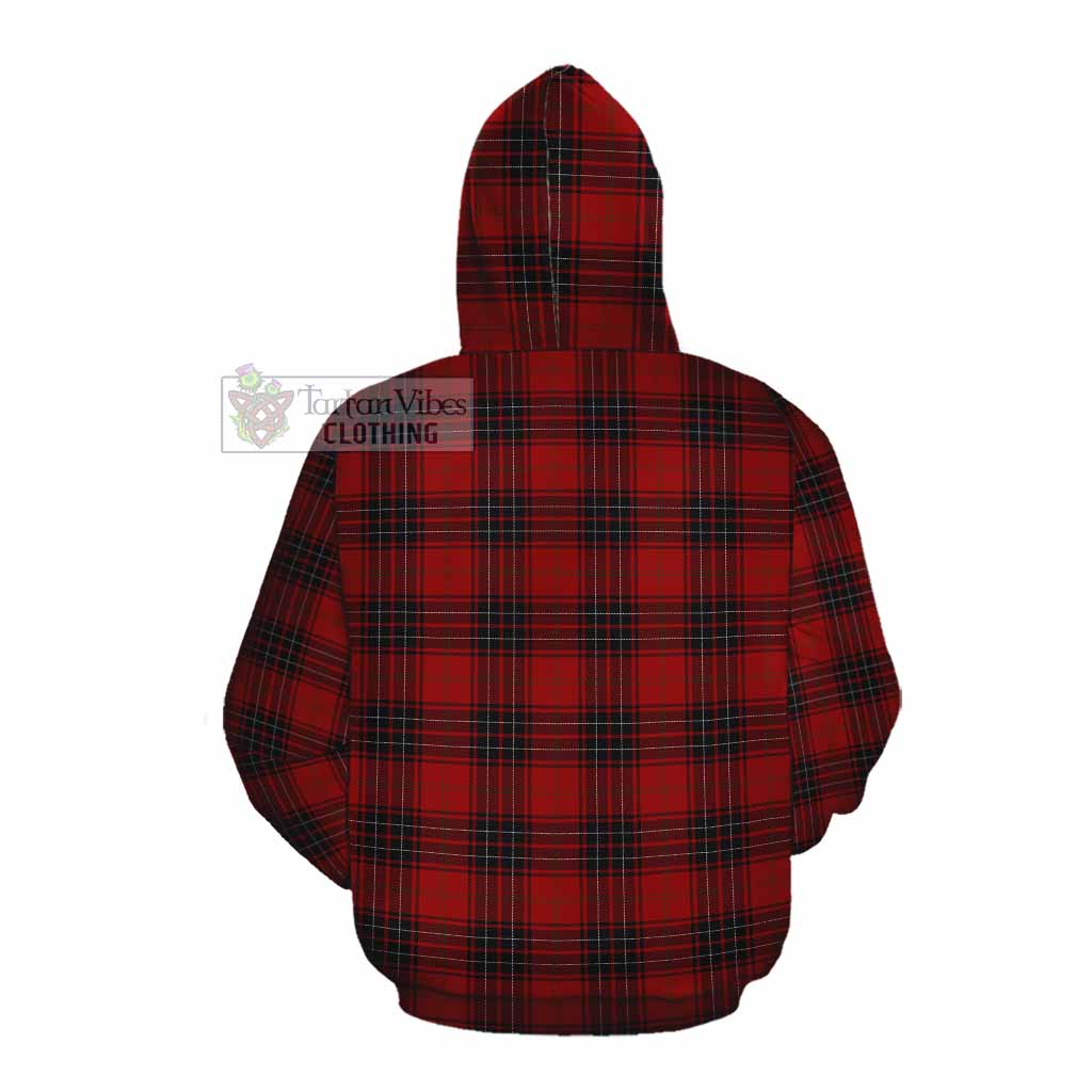 Tartan Vibes Clothing Wemyss Tartan Cotton Hoodie with Family Crest DNA In Me Style