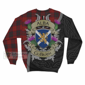 Wemyss Tartan Family Crest Sweatshirt Lion Rampant Royal Thistle Shield Celtic Inspired - Tartan Vibes Clothing