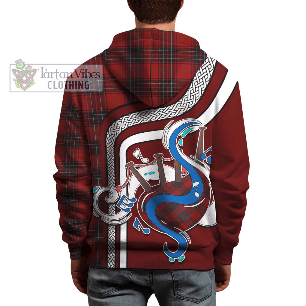 Wemyss Tartan Hoodie with Epic Bagpipe Style - Tartanvibesclothing Shop