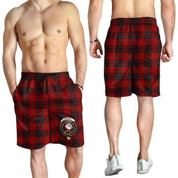 Wemyss Tartan Mens Shorts with Family Crest