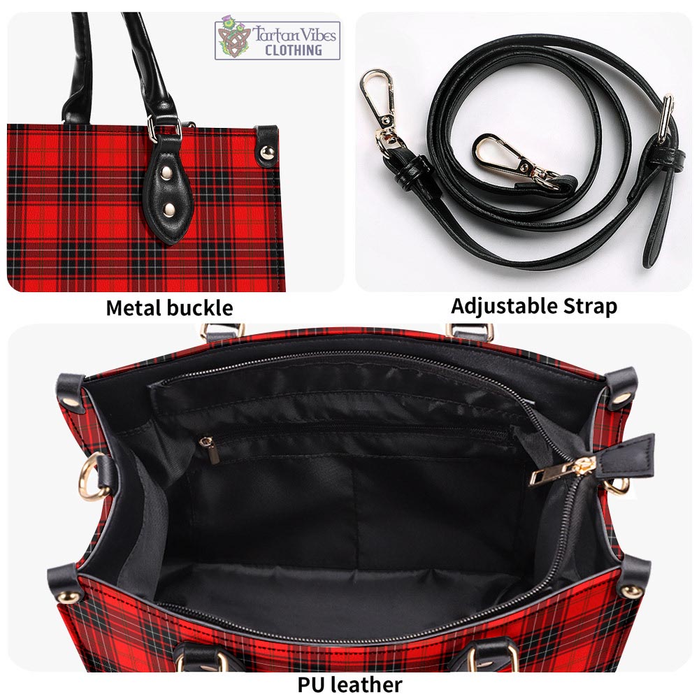 Tartan Vibes Clothing Wemyss Modern Tartan Luxury Leather Handbags