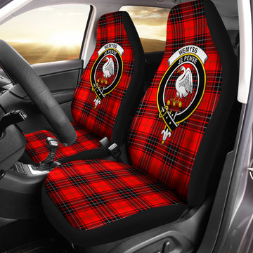 Wemyss Tartan Car Seat Cover with Family Crest