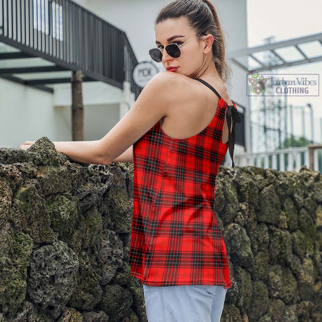 Tartan Vibes Clothing Wemyss Modern Tartan Loose Halter Neck Camisole