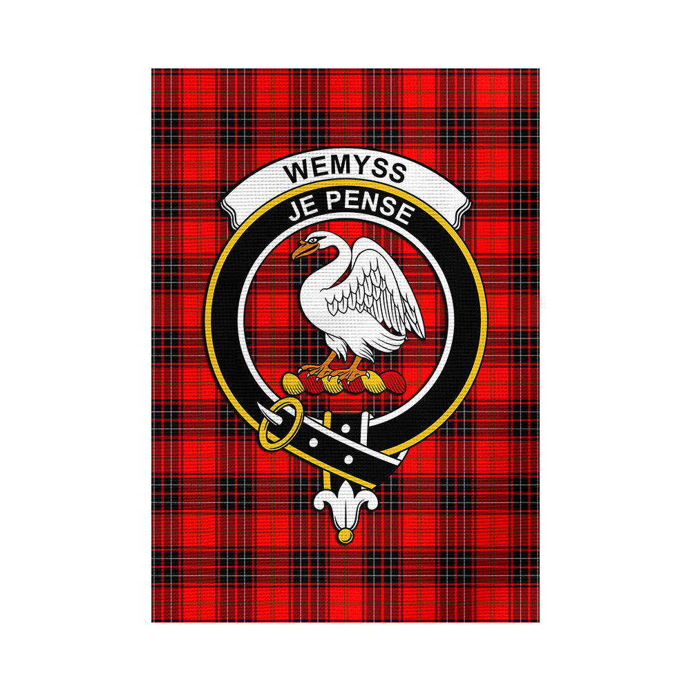 wemyss-modern-tartan-flag-with-family-crest