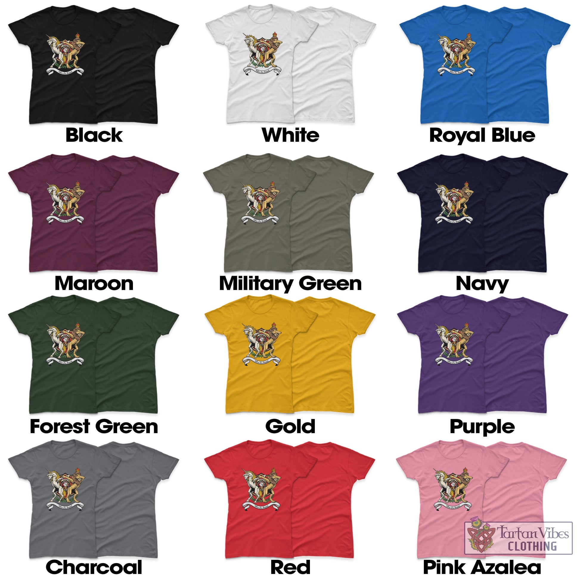 Tartan Vibes Clothing Wemyss Modern Family Crest Cotton Women's T-Shirt with Scotland Royal Coat Of Arm Funny Style