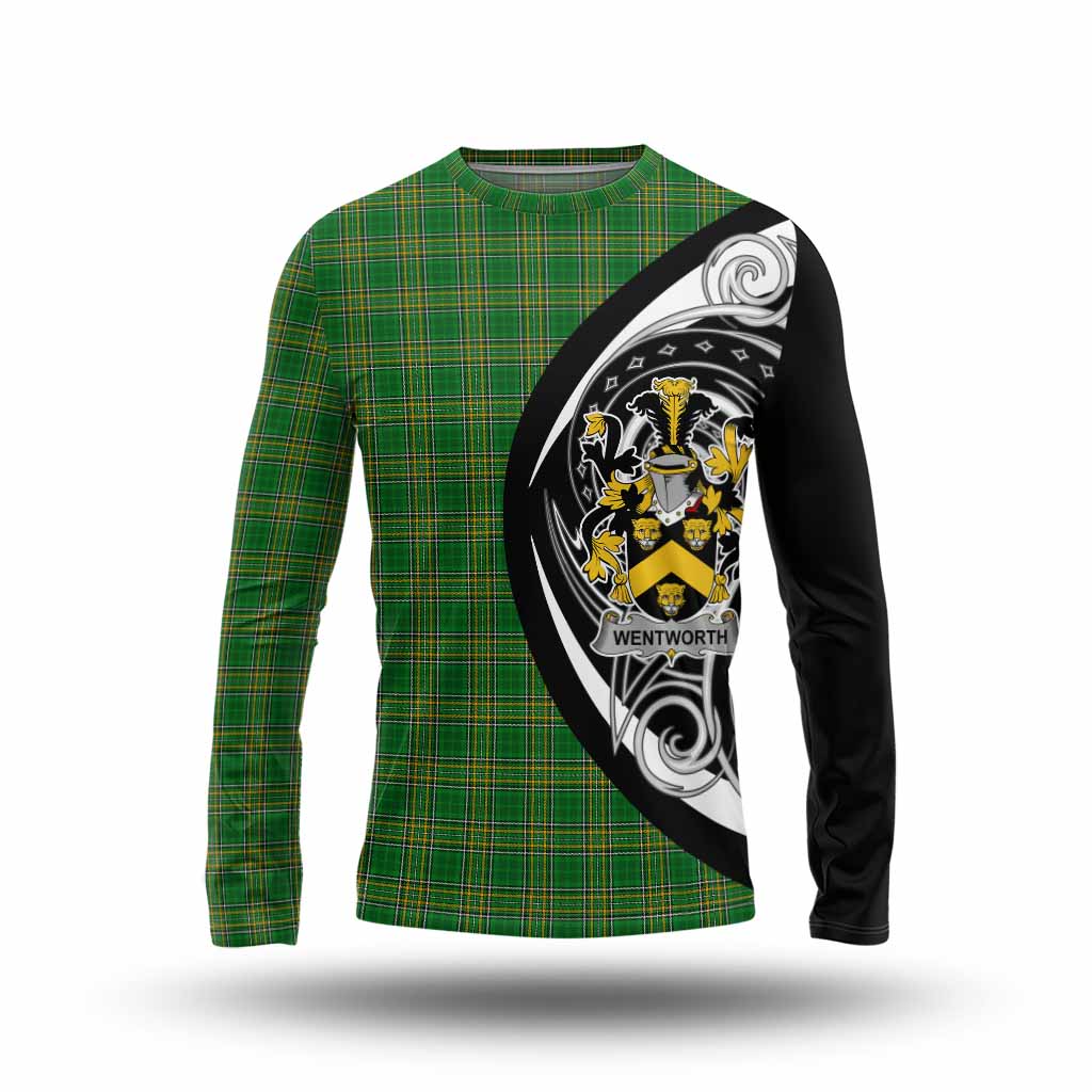 Wentworth Irish Clan Long Sleeve T-Shirt Celtic Circle Style Unisex - Tartan Vibes Clothing