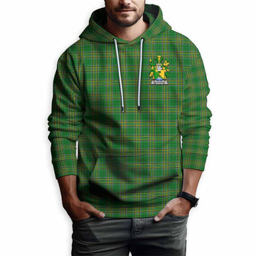 Westenra Irish Clan Tartan Hoodie with Coat of Arms