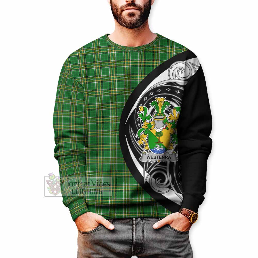 Westenra Irish Clan Sweatshirt Celtic Circle Style - Tartan Vibes Clothing