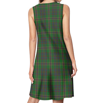 Westmeath County Ireland Tartan Womens Casual Dresses