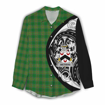 Wethers Irish Clan Women's Casual Shirt Celtic Circle Style Female - Tartan Vibes Clothing