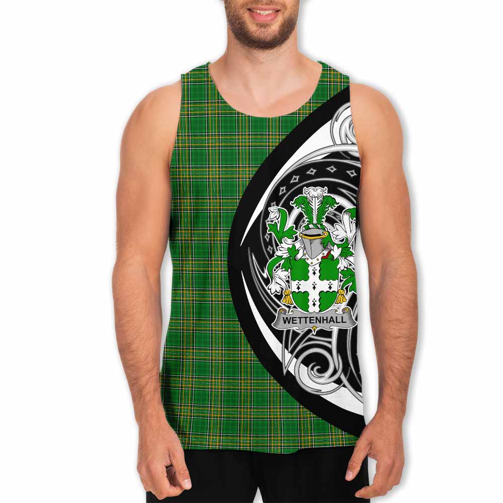 Wettenhall Irish Clan Men's Tank Top Celtic Circle Style Men - Tartan Vibes Clothing