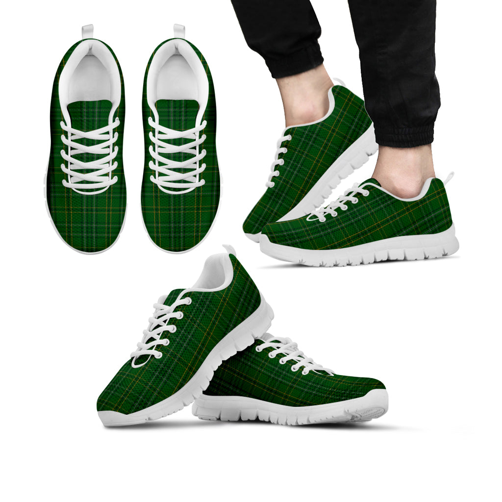 Wexford County Ireland Tartan Sneakers - Tartan Vibes Clothing