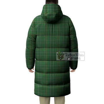 Wexford County Ireland Tartan Long Down Jacket