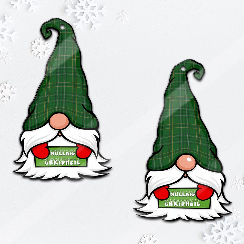 Wexford County Ireland Gnome Christmas Ornament with His Tartan Christmas Hat - Tartan Vibes Clothing