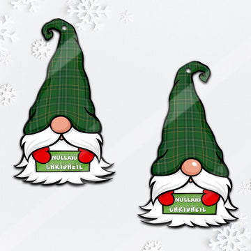 Wexford County Ireland Gnome Christmas Ornament with His Tartan Christmas Hat