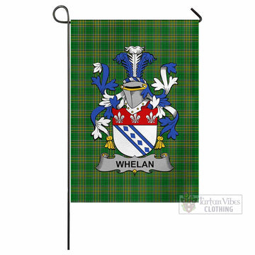 Whelan Irish Clan Tartan Flag with Coat of Arms