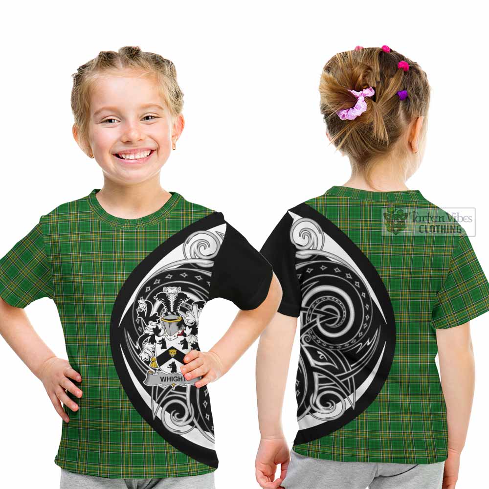 Whight Irish Clan Kid T-Shirt Celtic Circle Style - Tartan Vibes Clothing