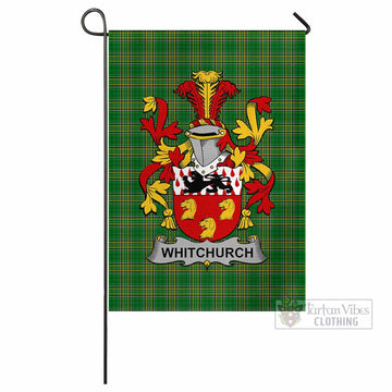 Whitchurch Irish Clan Tartan Flag with Coat of Arms