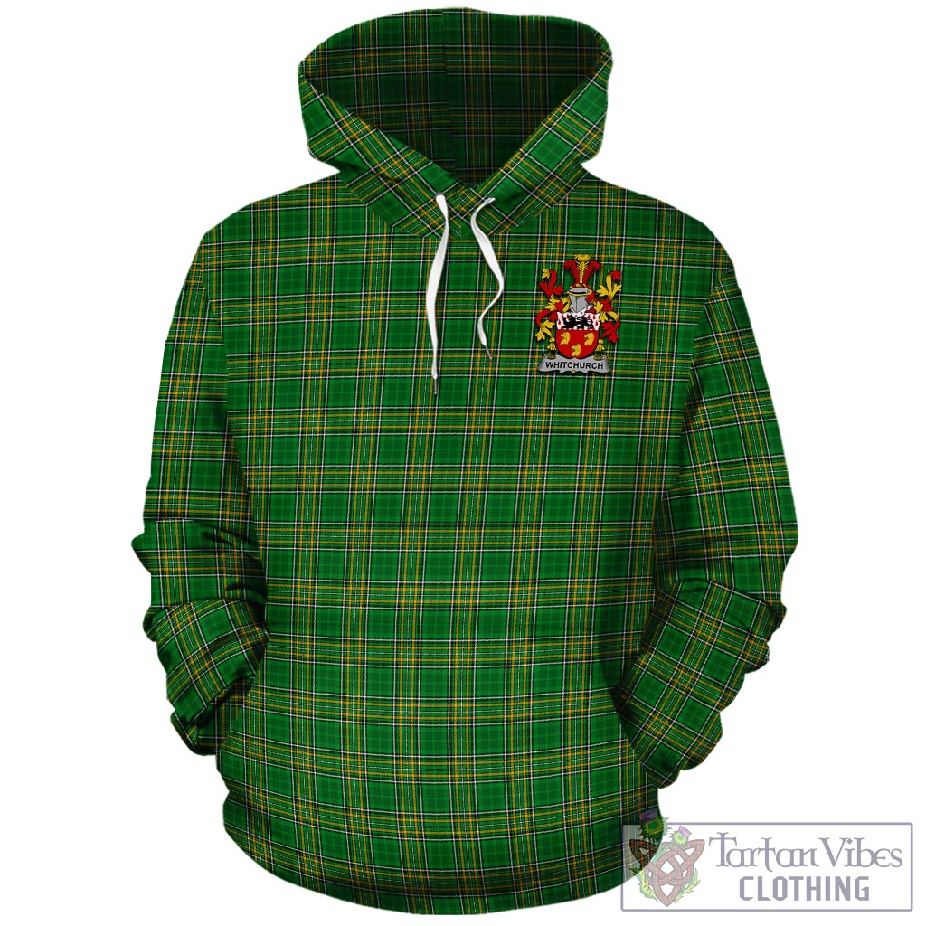 Whitchurch Irish Clan Tartan Hoodie with Coat of Arms - Tartan Vibes Clothing