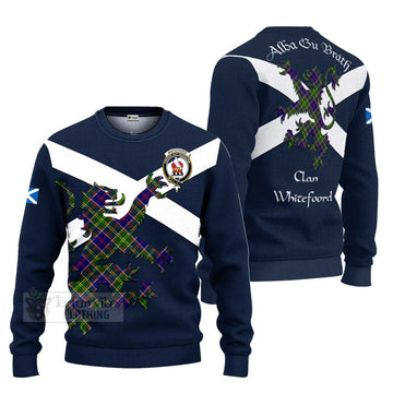 Whitefoord Tartan Lion Rampant Ugly Sweater Proudly Display Your Heritage with Alba Gu Brath and Clan Name