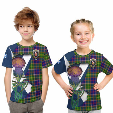 Whitefoord Tartan Family Crest Kid T-Shirt Scottish Thistle Celtic Inspired Youth XL Size14 - Tartan Vibes Clothing