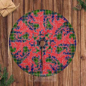 Whitefoord Tartan Christmas Tree Skirt Lion Rampant Style Casual Tree Skirts - Tartan Vibes Clothing