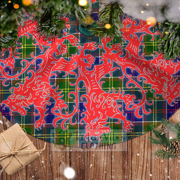 Whitefoord Tartan Christmas Tree Skirt Lion Rampant Style - Tartan Vibes Clothing