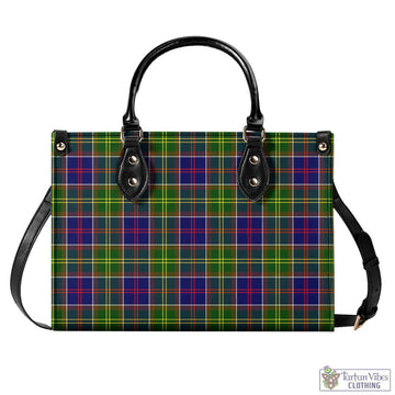 Whitefoord Tartan Luxury Leather Handbags L - Tartan Vibes Clothing